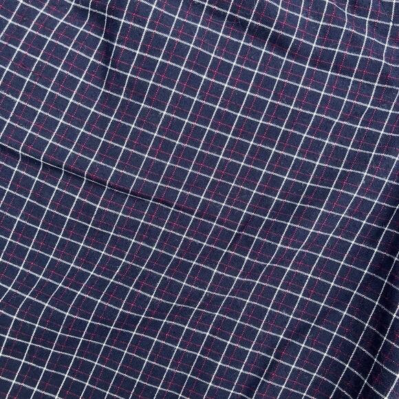 Vintage dark blue plaid golf shorts women's, Eastbrook size 6 preppy sporty - Picture 10 of 10